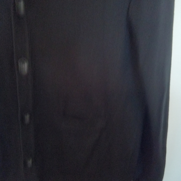 Merona Black Long Sleeve V Neck Boyfriend Cardigan - Picture 3 of 11